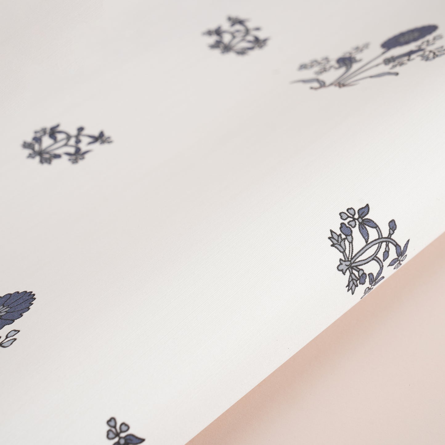 BAHAAR BLUE AND WHITE WALLPAPER PANEL