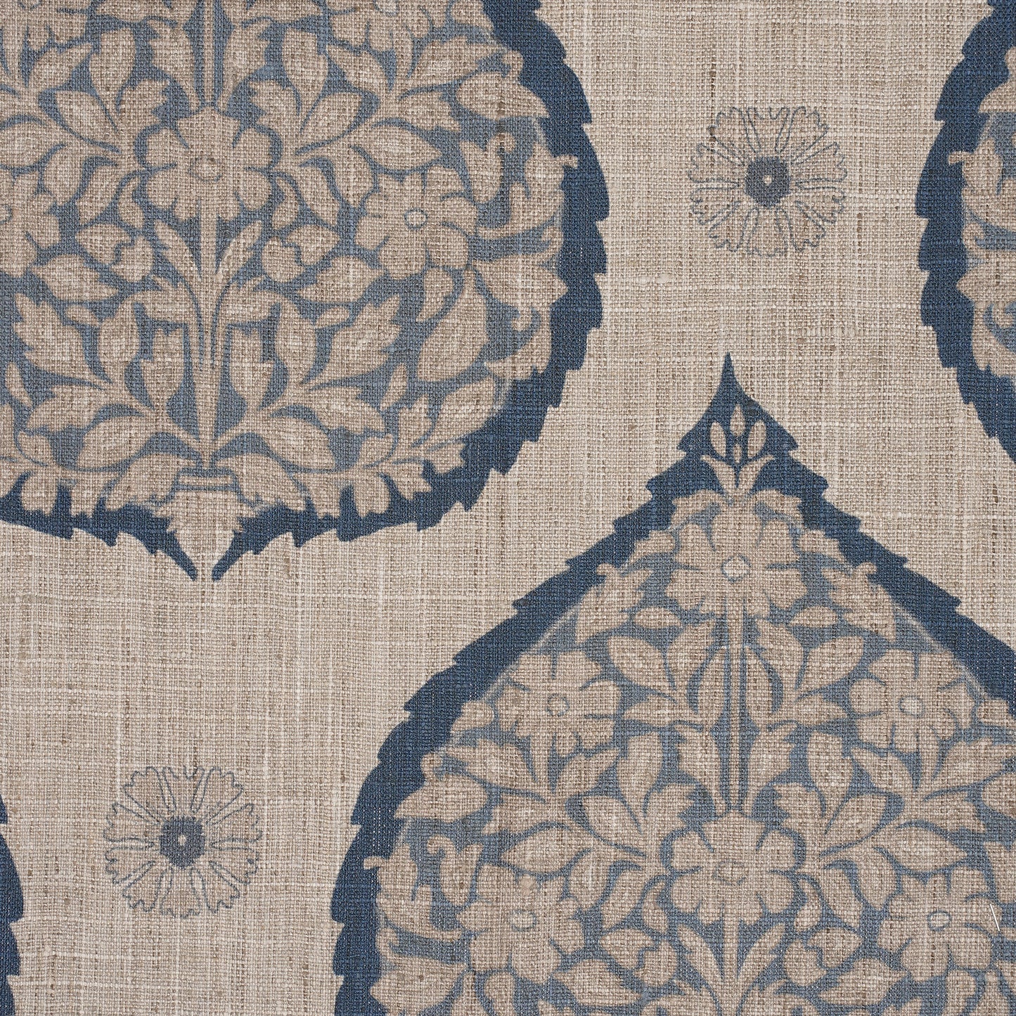 PRINTED FABRIC - BLUE