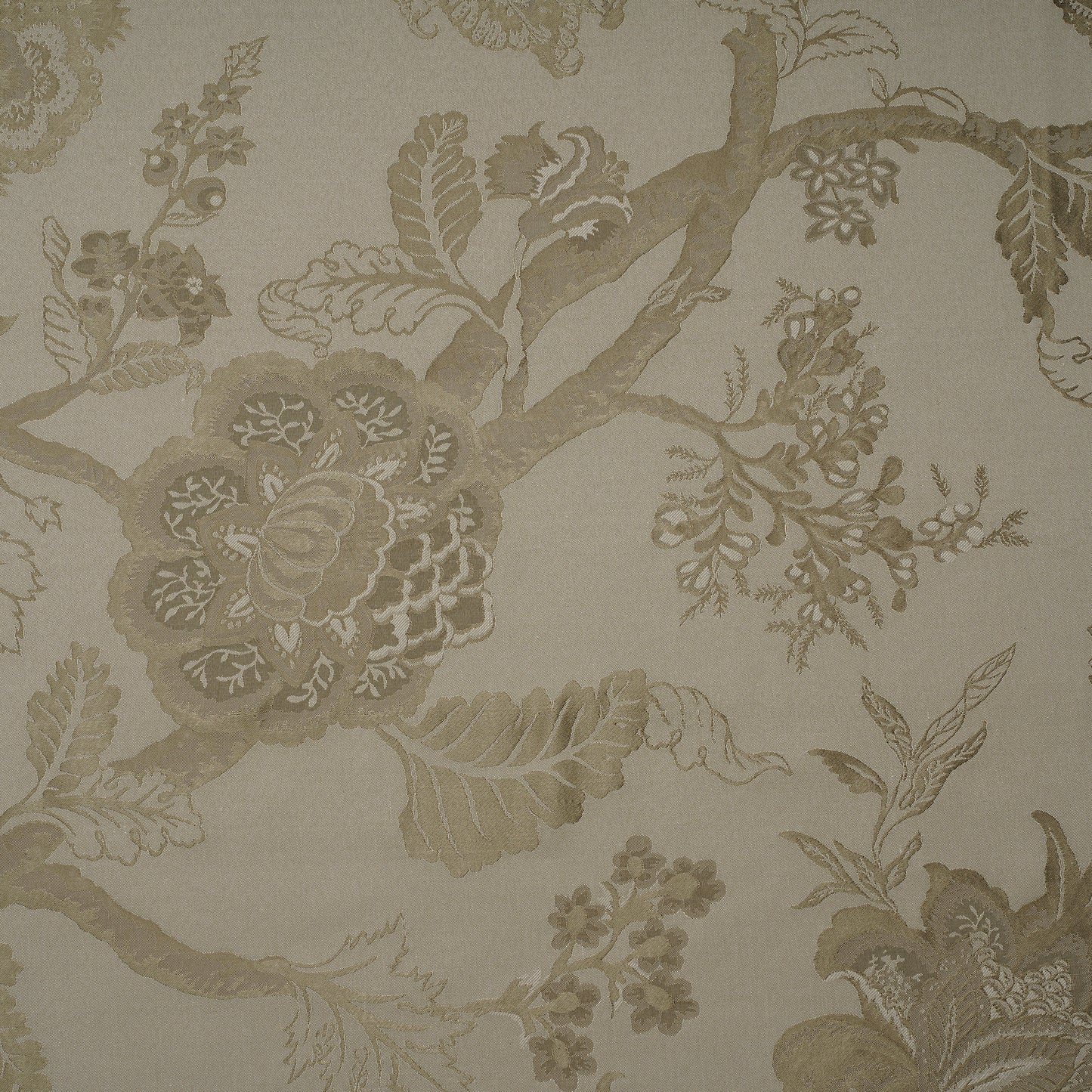 JACQUARED SELF DESIGN FABRIC - GOLD