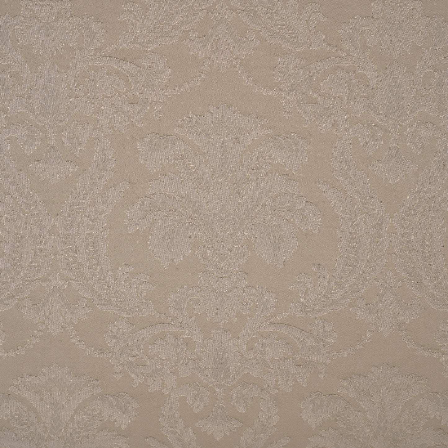 DAMASK SELF DESIGN FABRIC - BEIGE