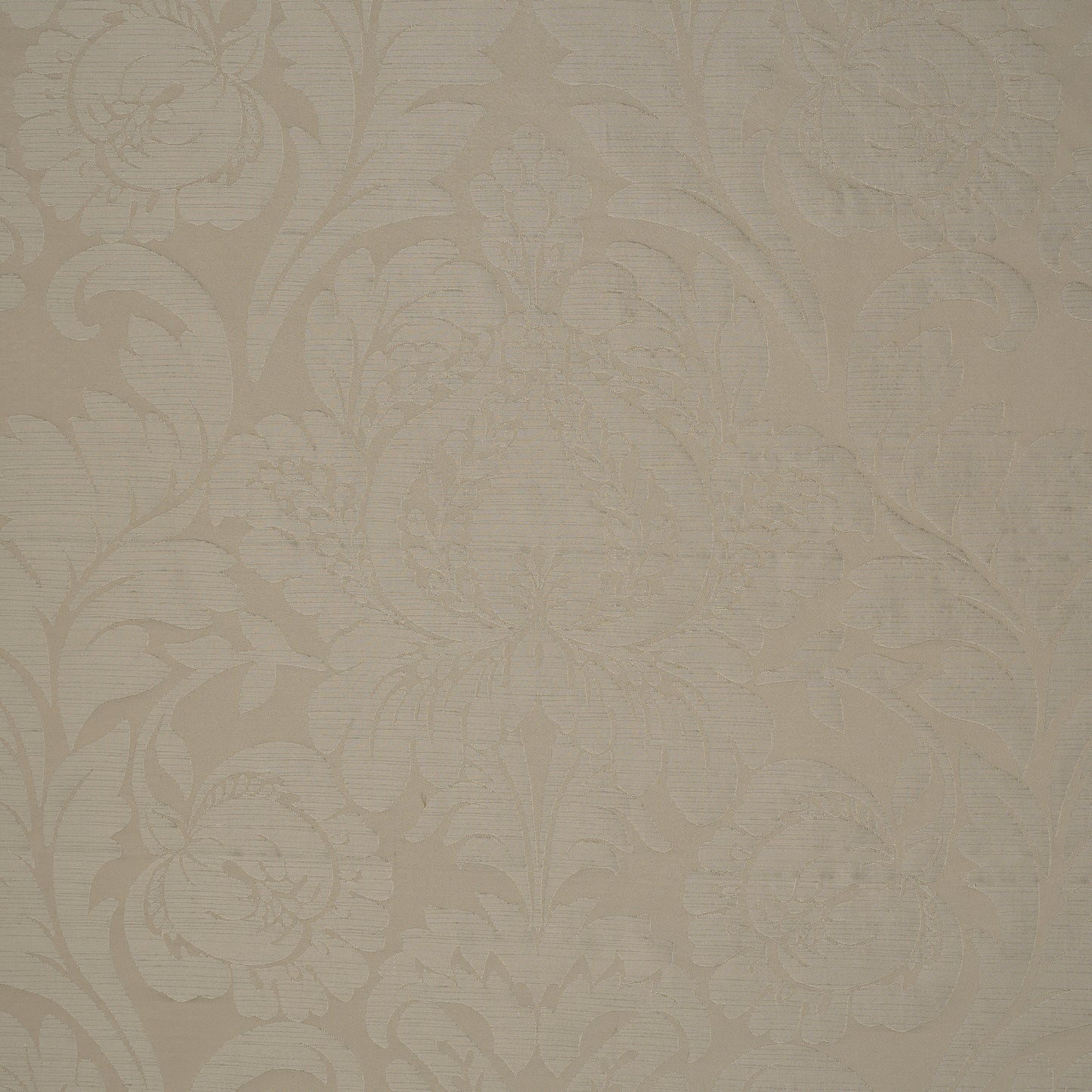 DAMASK SELF DESIGN FABRIC - BEIGE