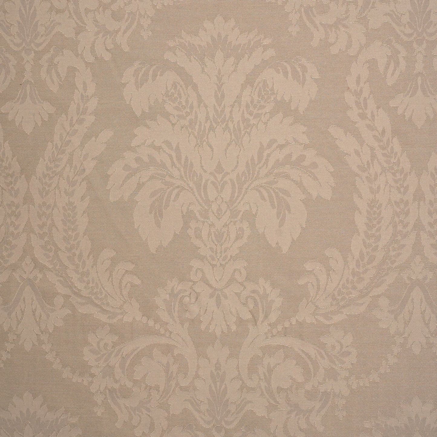 DAMASK SELF DESIGN FABRIC - CREAM