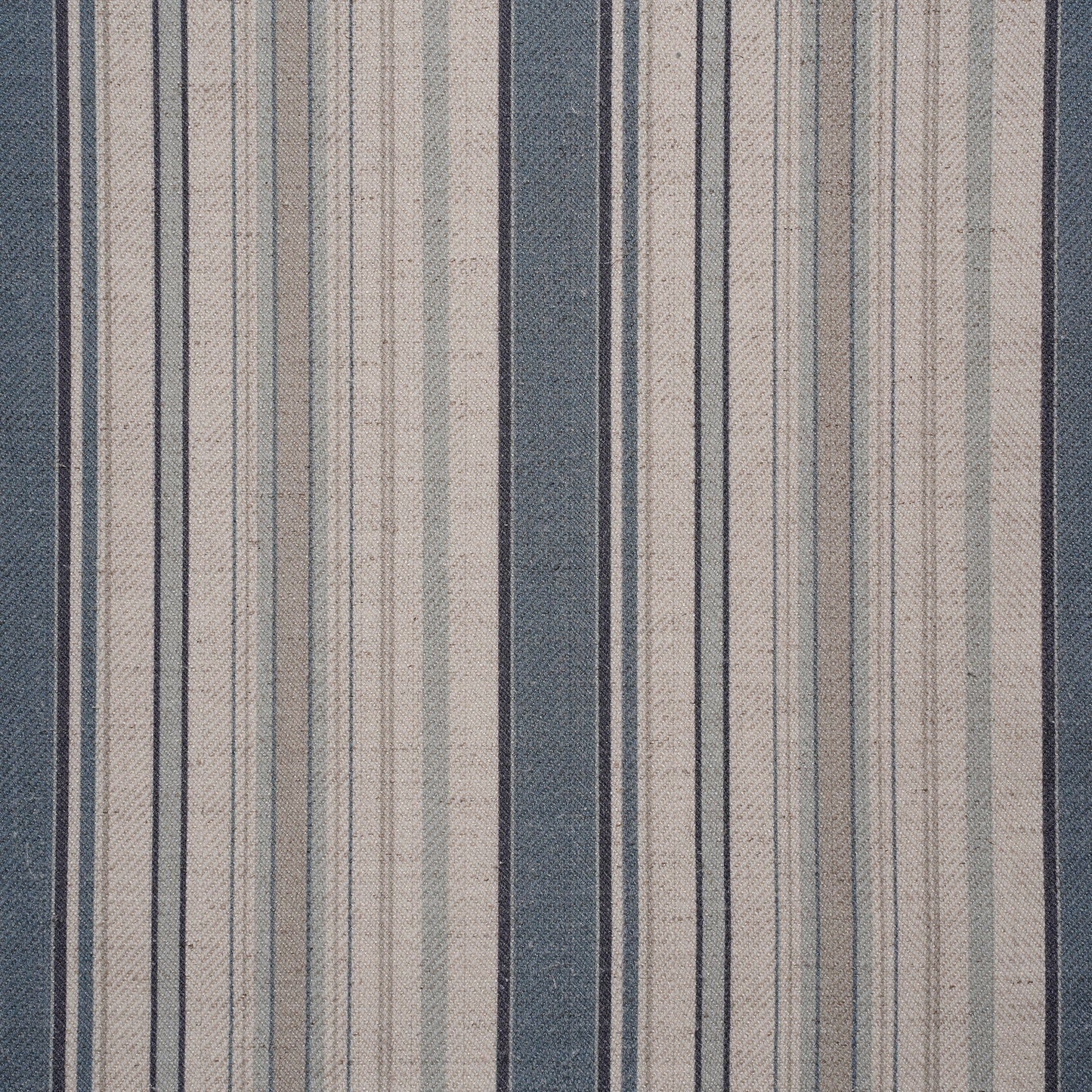 PRINTED STRIPE FABRIC - BLUE