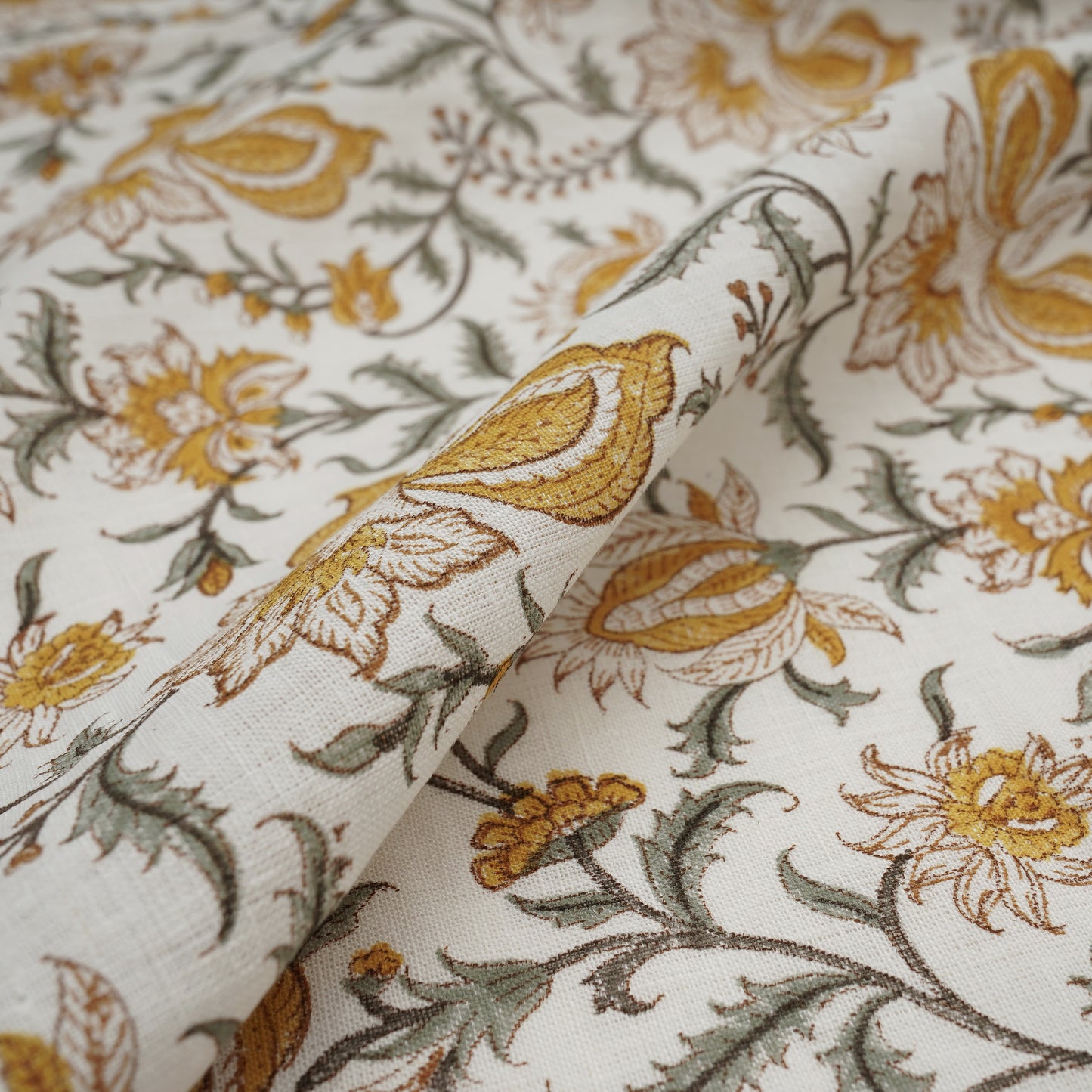 Experience the beauty of floral textiles, bringing nature's splendor indoors.