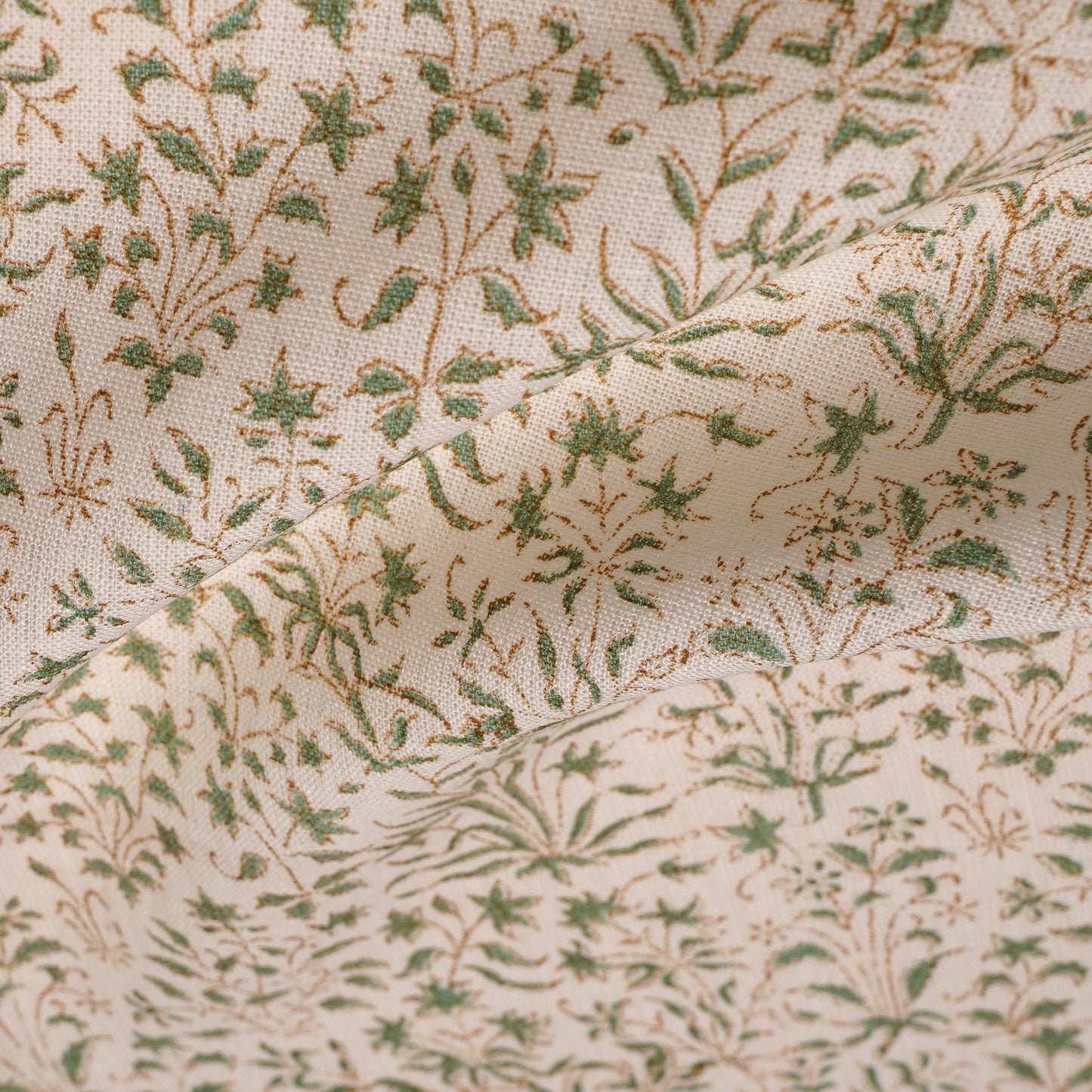 Create a personalized touch with hand-printed fabrics that tell a story of artistry.