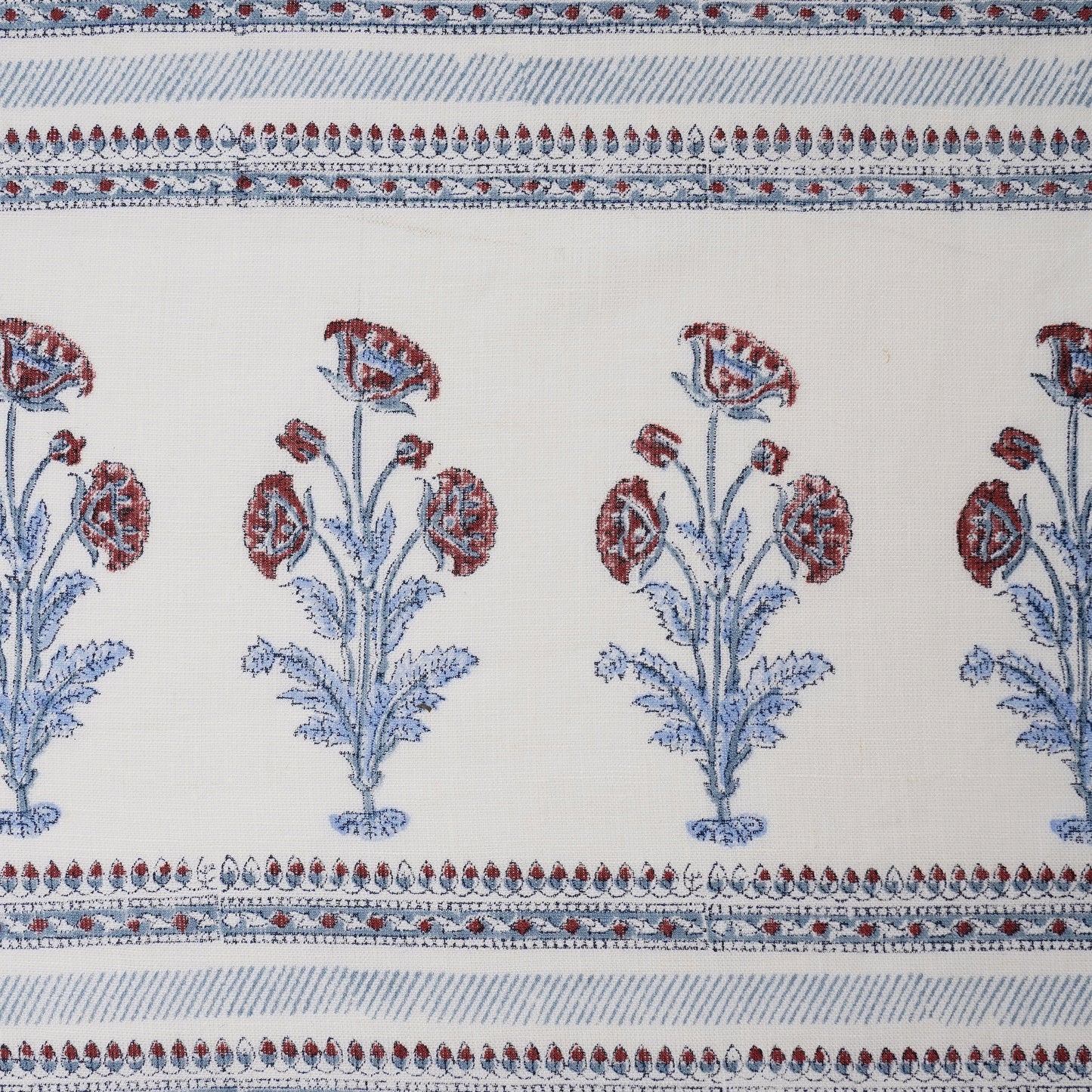 Embrace the allure of hand-printed fabrics, adding a personal touch to your decor.