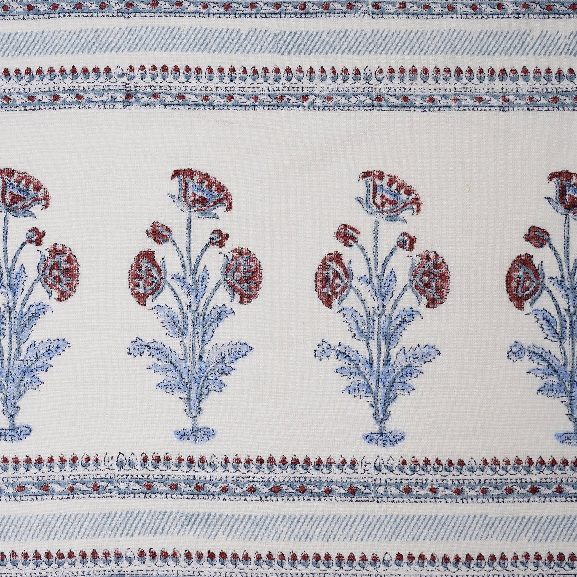 Embrace the allure of hand-printed fabrics, adding a personal touch to your decor.