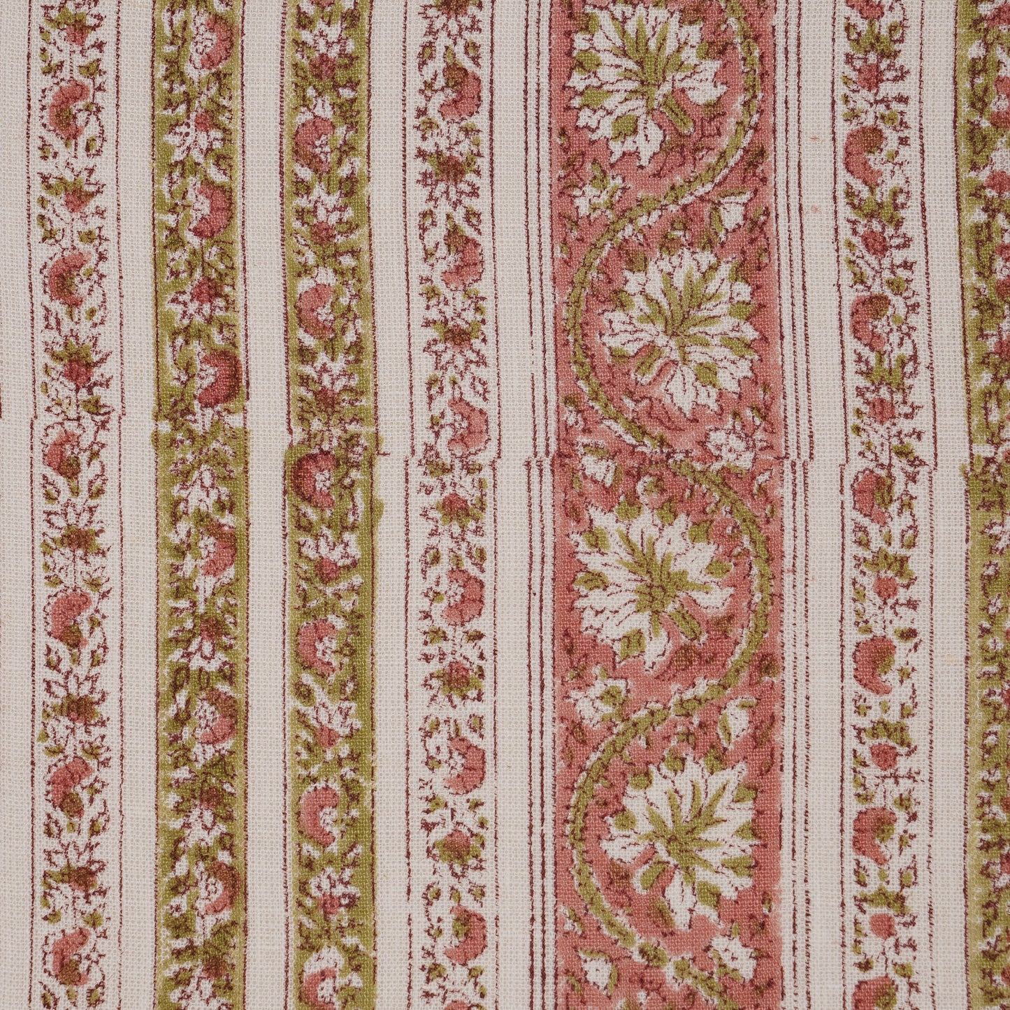 KASHMIR BORDER PINK/GREEN