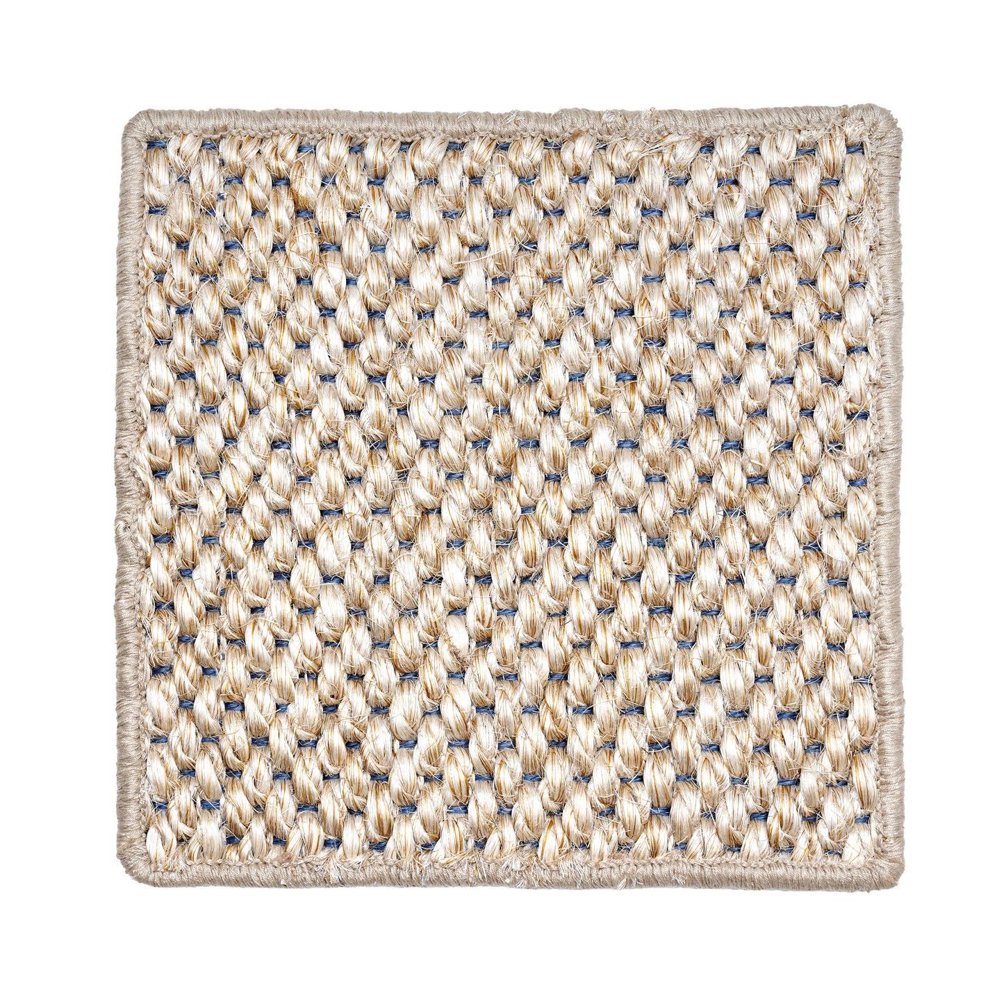 BLENDED WHITE & BLUE PANAMA RUG