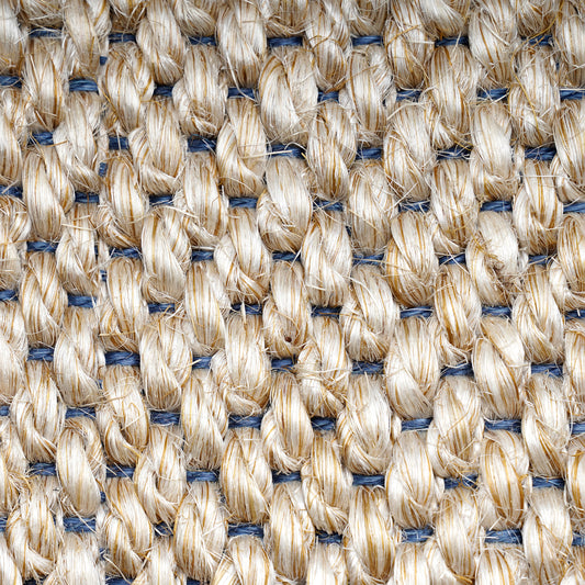 BLENDED WHITE & BLUE PANAMA RUG