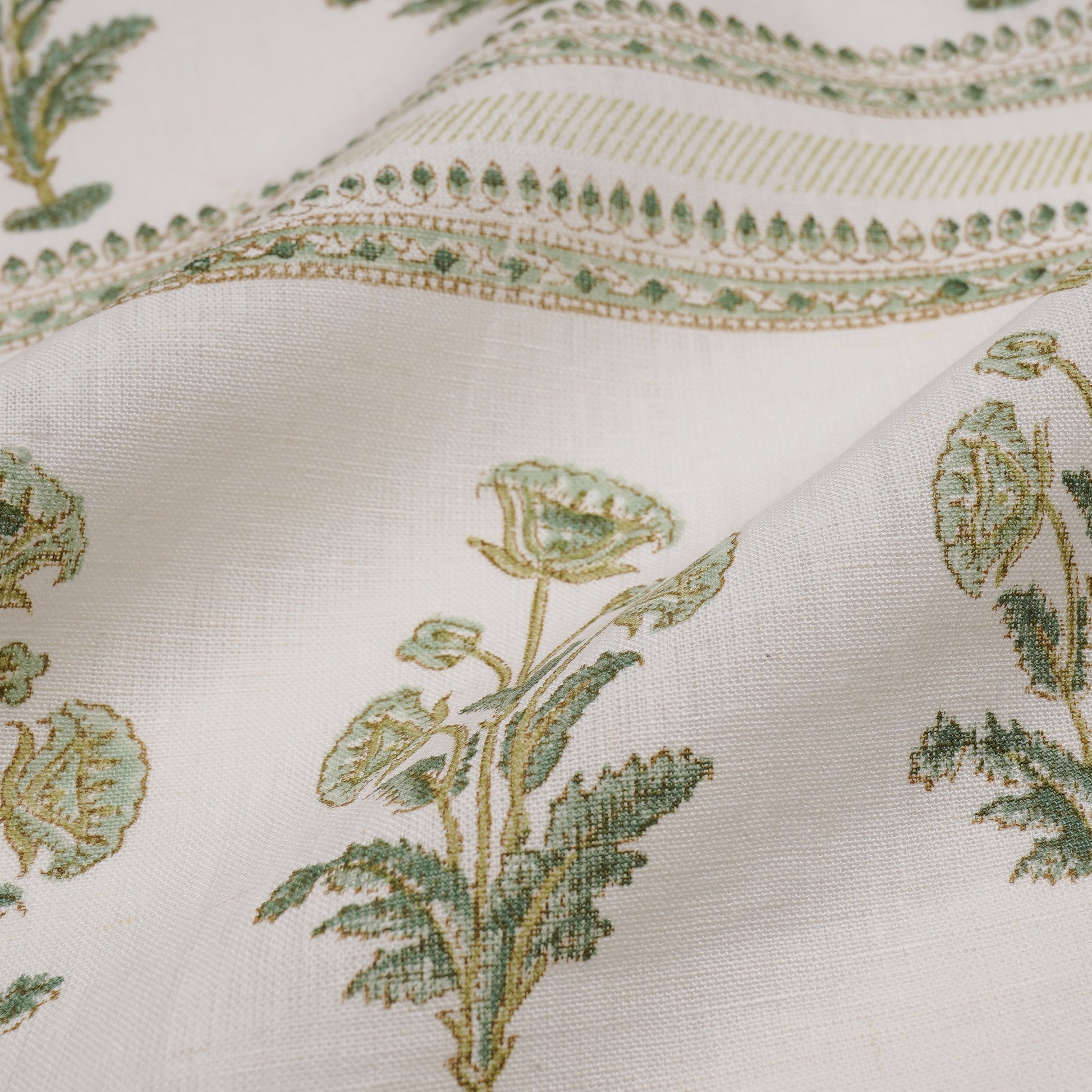 Celebrate craftsmanship with hand-printed fabrics and the rich heritage of Indian textiles