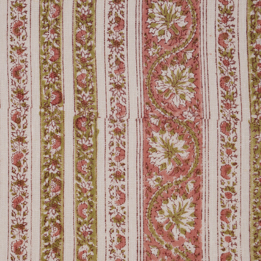 KASHMIR BORDER PINK/GREEN
