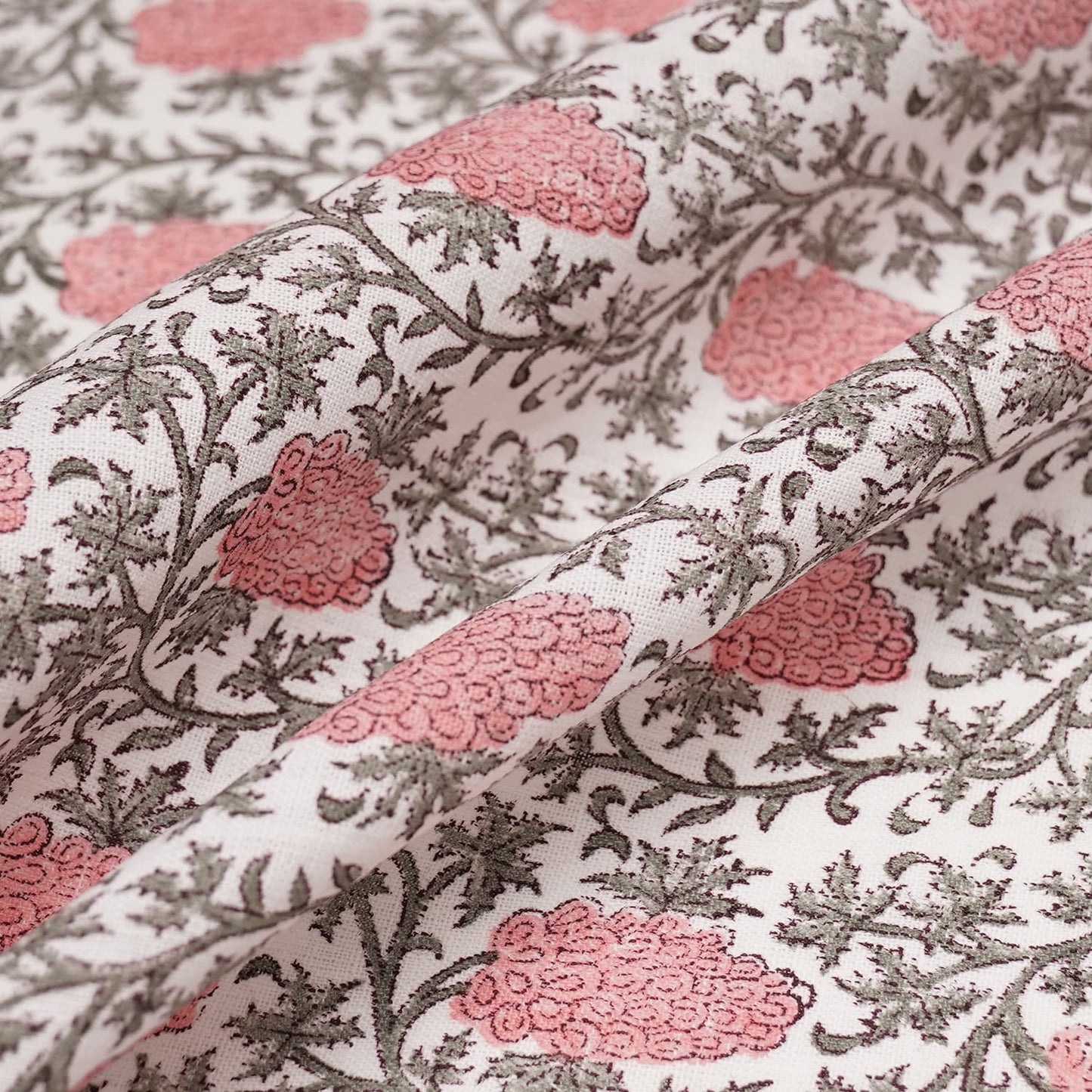 Beautiful hand printed linens for curtails and Upholstery